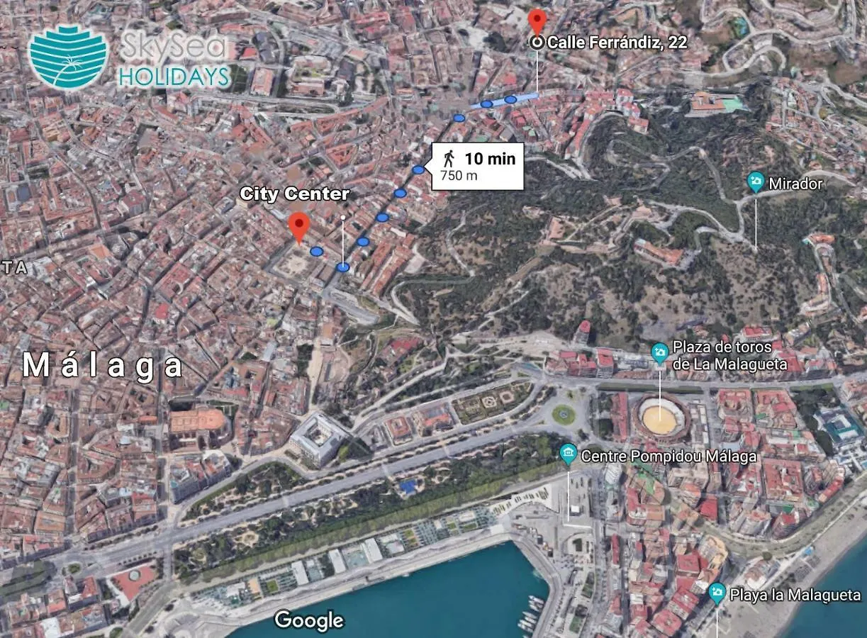 Apartamento Skysea Holidays Malaga Victoria